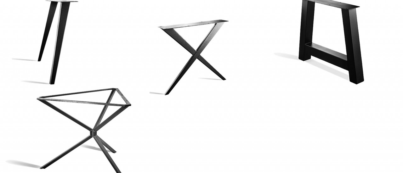 Metalen gecoate tafelpoten