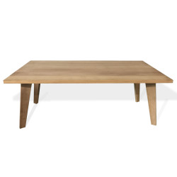 Hardhouten tuintafel op maat van iroko