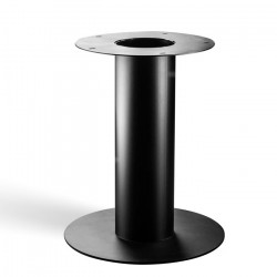 Ronde stalen kolompoot voor ronde tafel