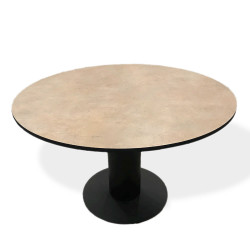 Ronde stalen kolompoot voor ronde tafel